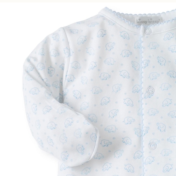 NWOT Kissy Kissy Blue Ele-fun Footie - Picture 2 of 4